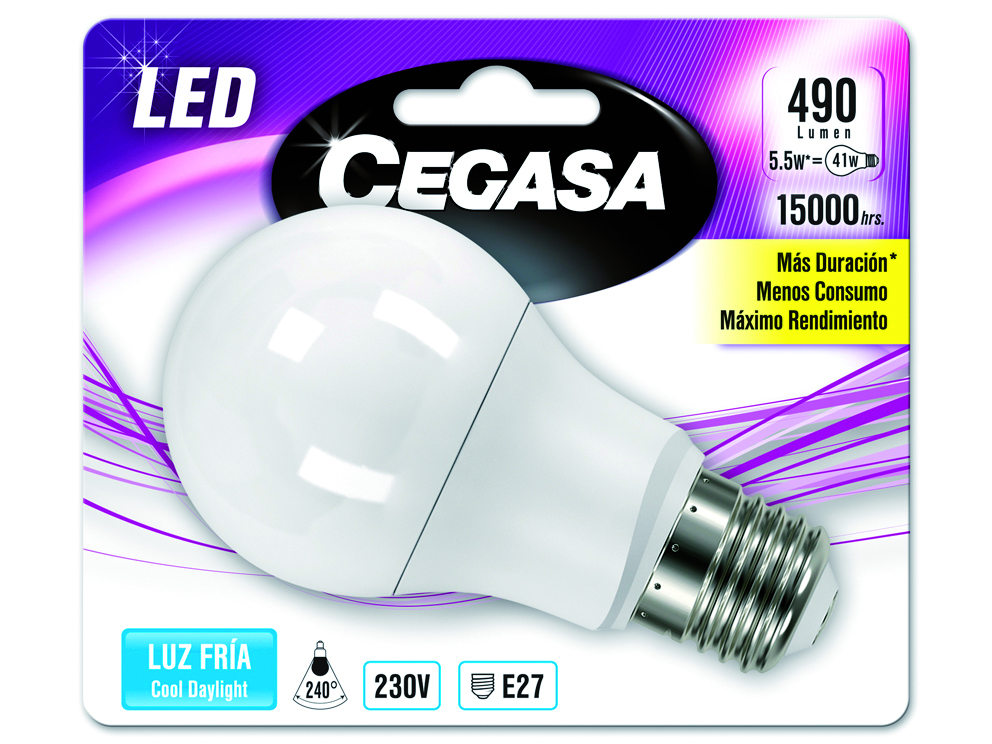 Lampada LED E27 22W Luce naturale Beghelli 56157, 4000°K, 2500
