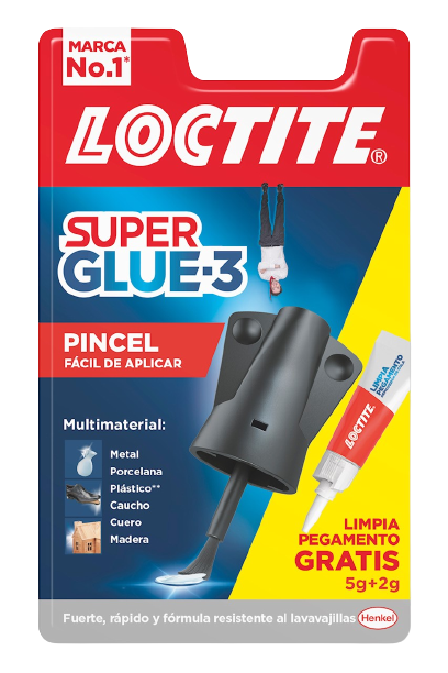 LOCTITE SUPER GLUE-3 CON PINCEL