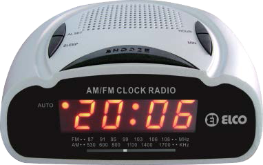 Radio Reloj PANACOM PA-3401 Alarma Negro - Grupo Marquez
