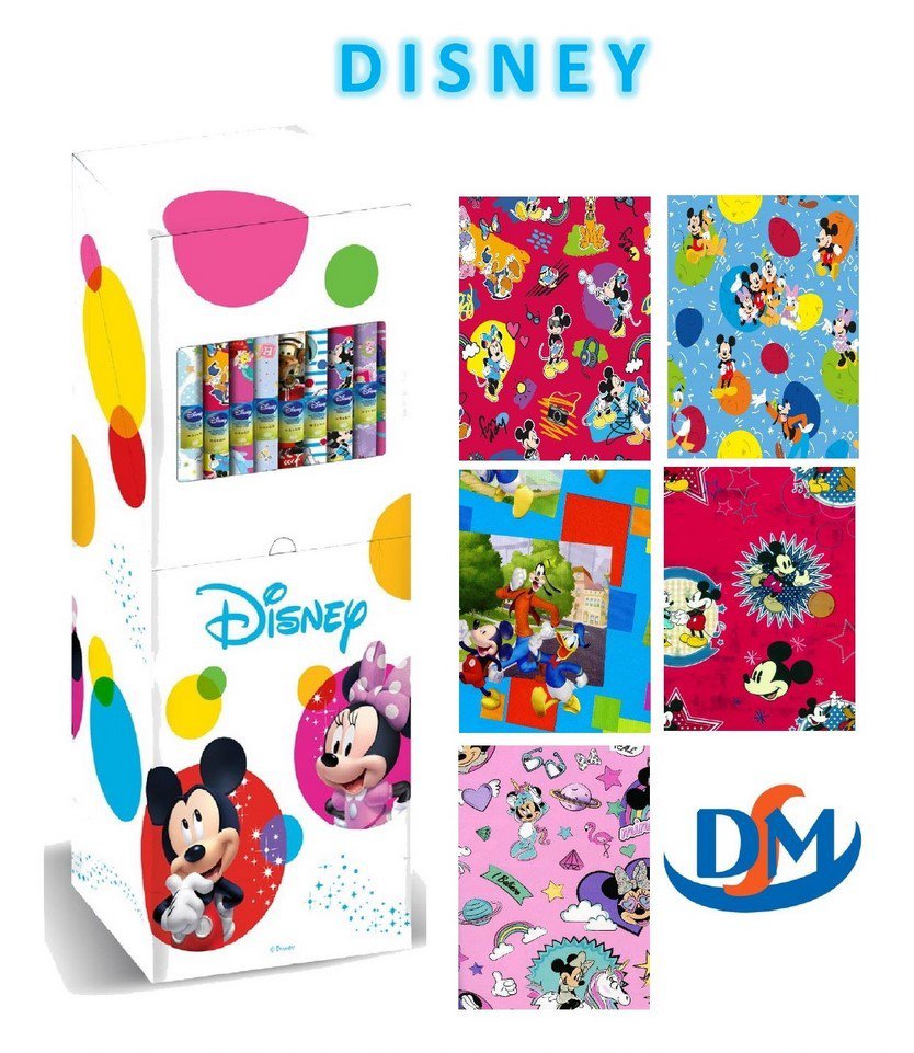 Rollo Papel Regalo 2mt Disney 7219