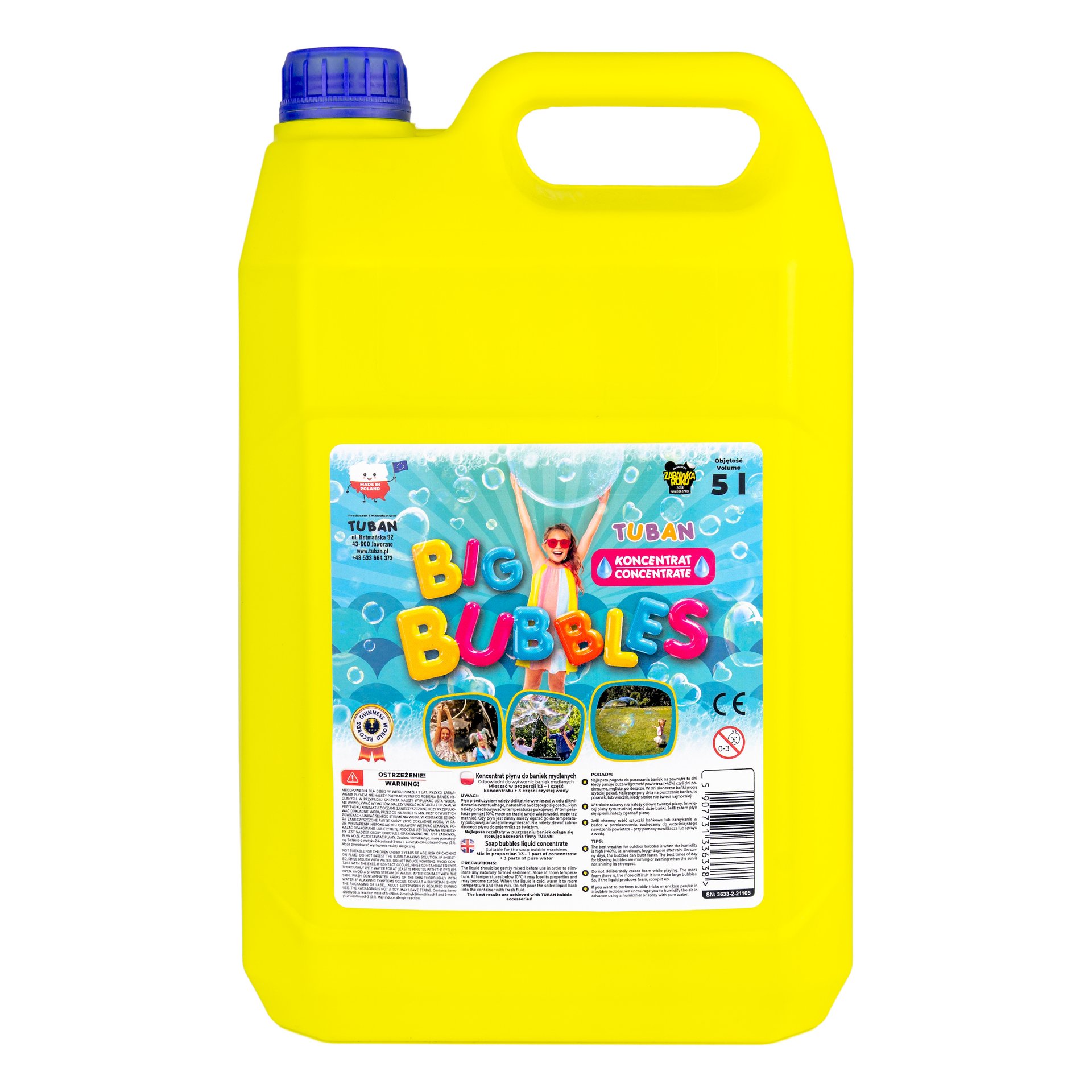 Concentrado De Jabon Liquido Pompas 5l 8505