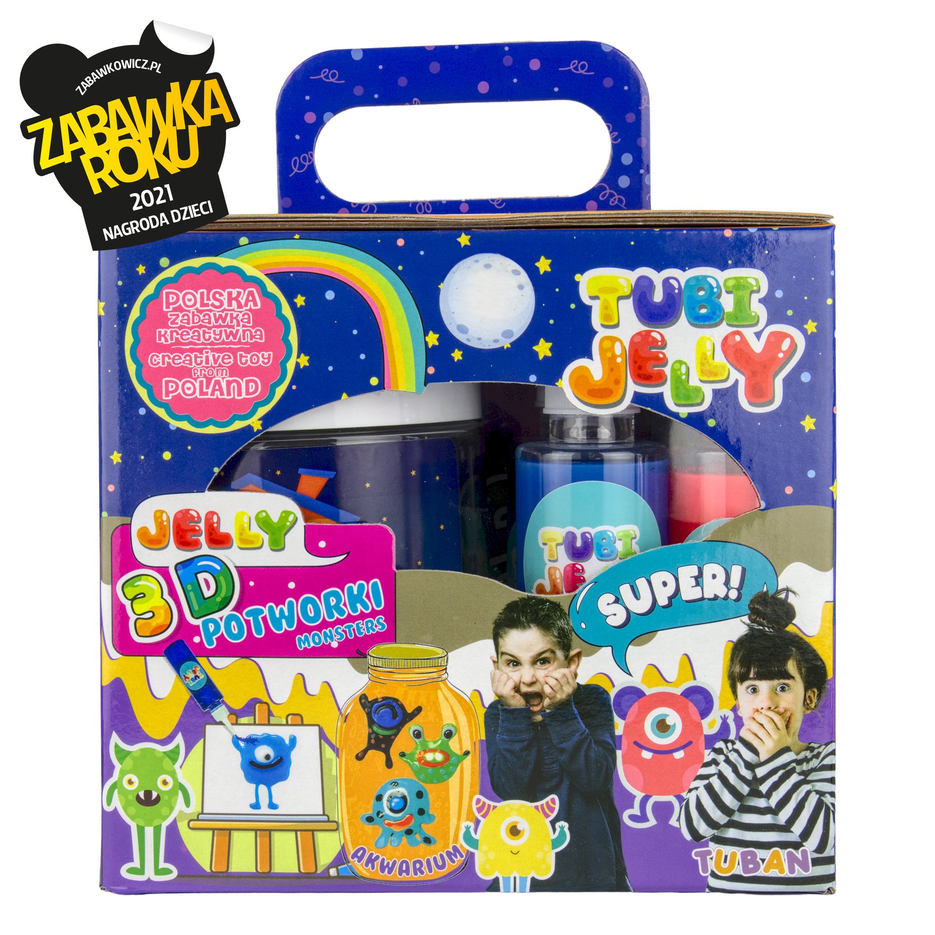 Set Gelatina+Pequeño Acuario "Monstruos"