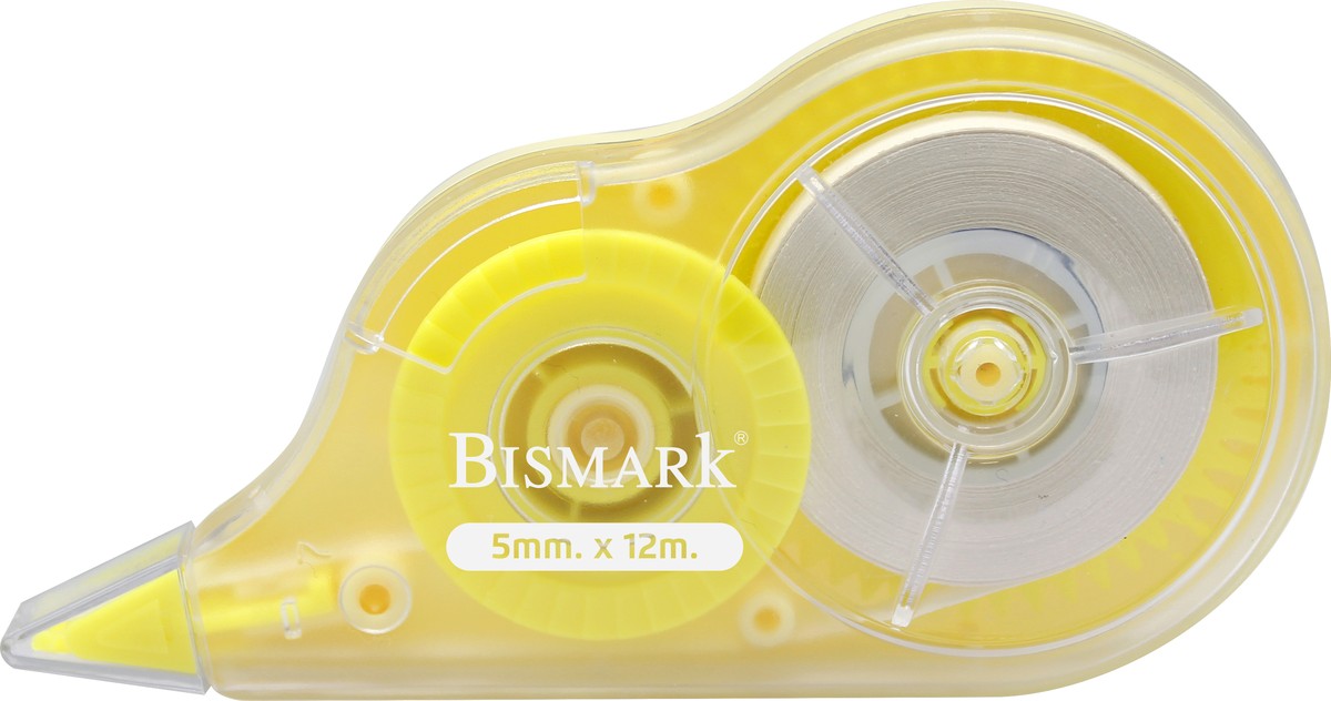 Bismark Cinta Correctora 5mm x 12m - Cuerpo Transparente - Forma Ergonomica  > Papelería / Oficina > Escritura y corrección > Correctores