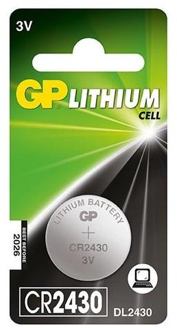 Pile lithium 3V 280 MAH CR2430