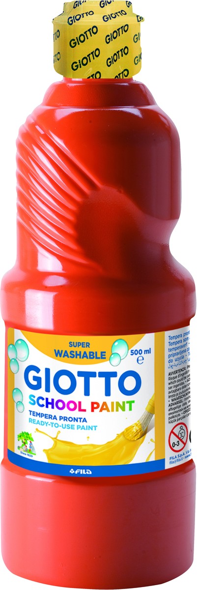 Témpera Giotto 500 ml Rojo escarlata GIOTTO