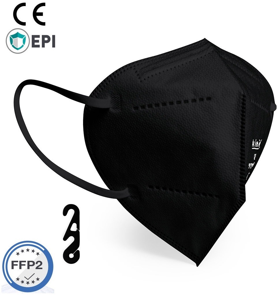 Mascarilla FFP3 ultra plus + seguridad negra